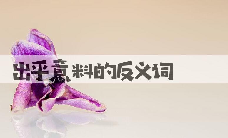 用出乎意料造句
