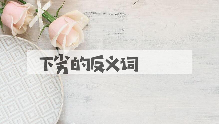 用下劣造句