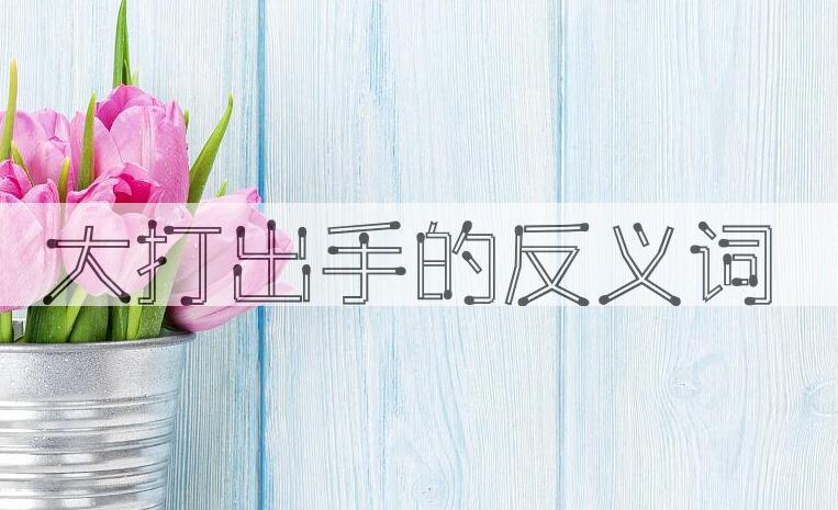 用大打出手造句