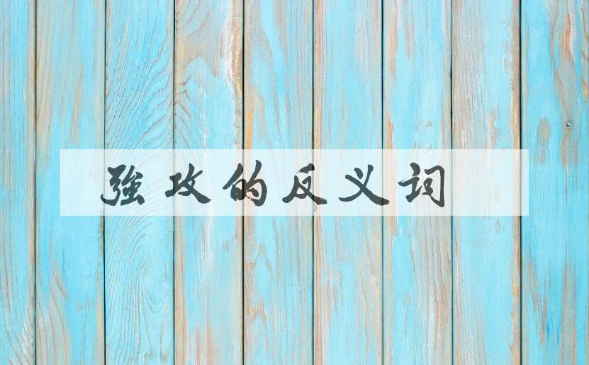 用强攻造句