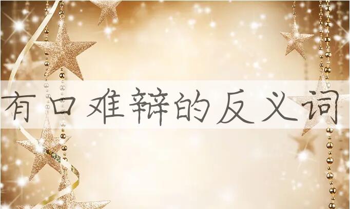 用有口难辩造句