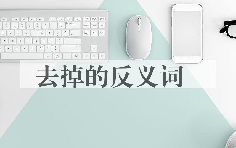 用去掉造句