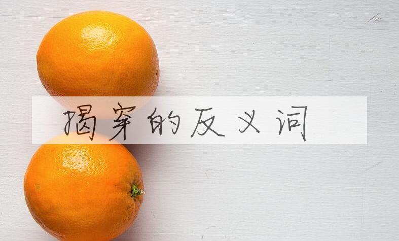 用揭穿造句