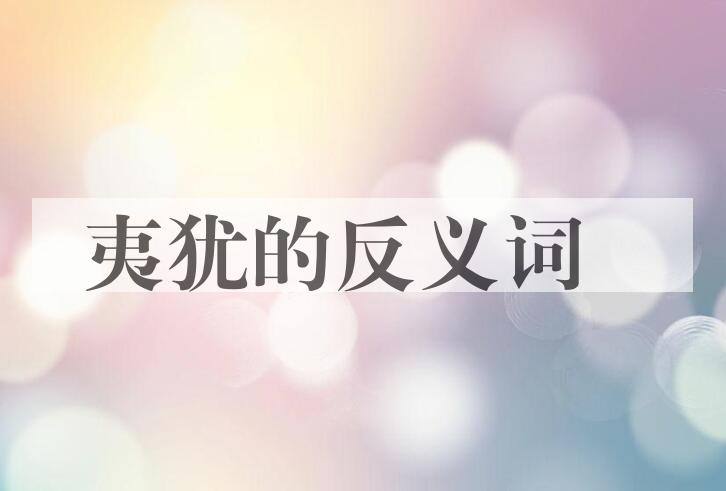 用夷犹造句