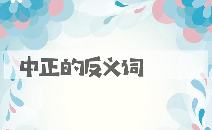 用中正造句