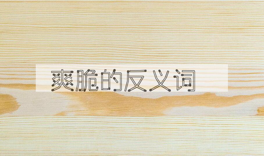 用爽脆造句