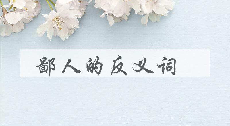 用鄙人造句
