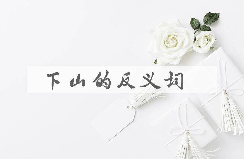 用下山造句
