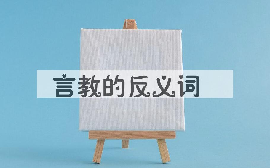用言教造句