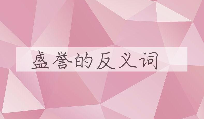 用盛誉造句