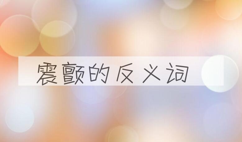用震颤造句