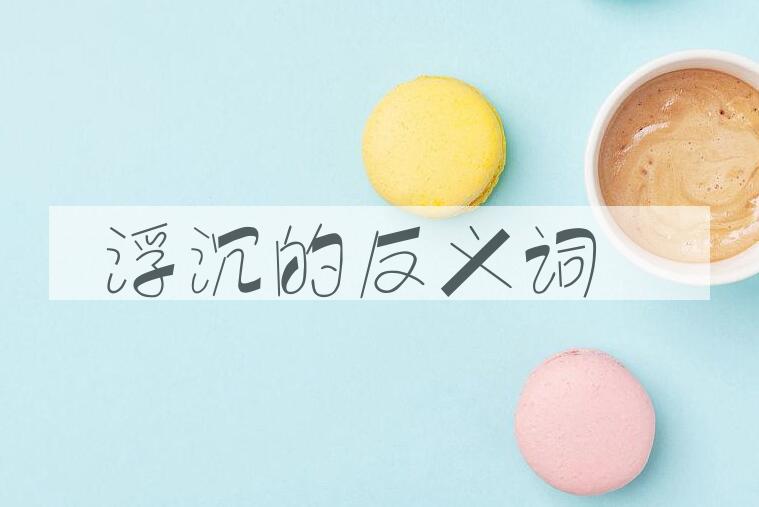 用浮沉造句