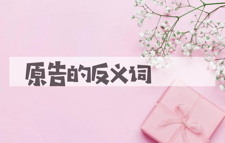 用原告造句