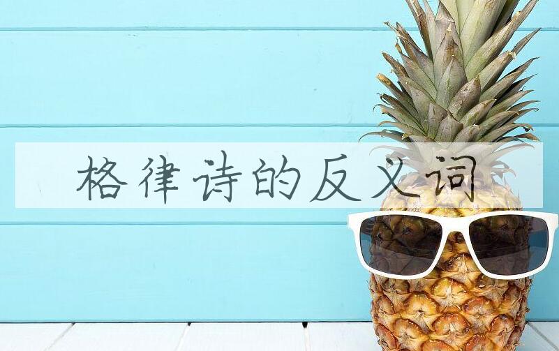 用格律诗造句