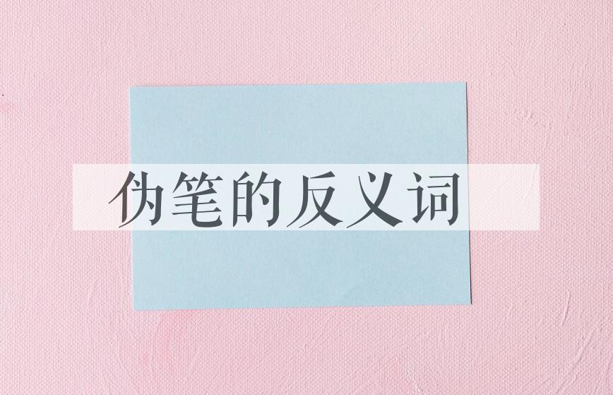 用伪笔造句