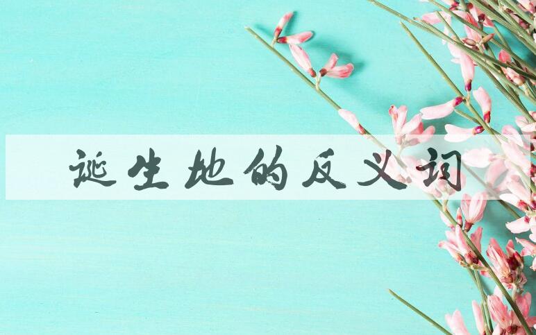 用诞生地造句