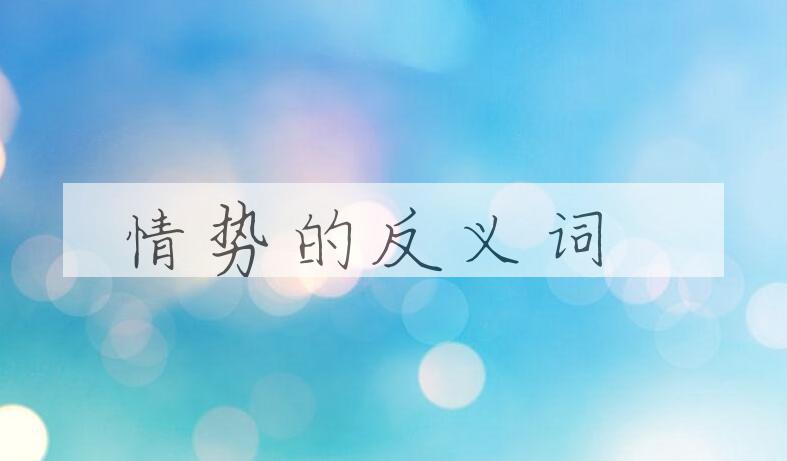 用情势造句
