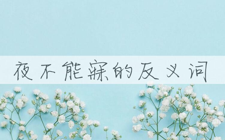 用夜不能寐造句