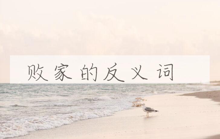 用败家造句