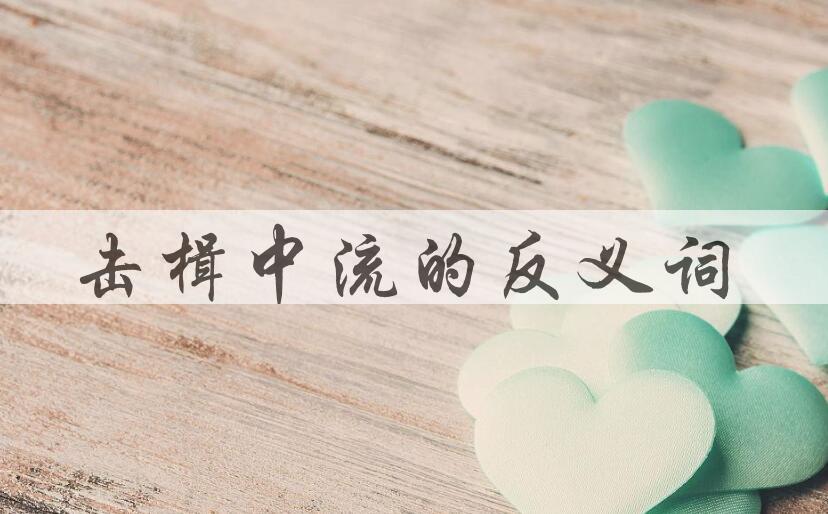 用击楫中流造句