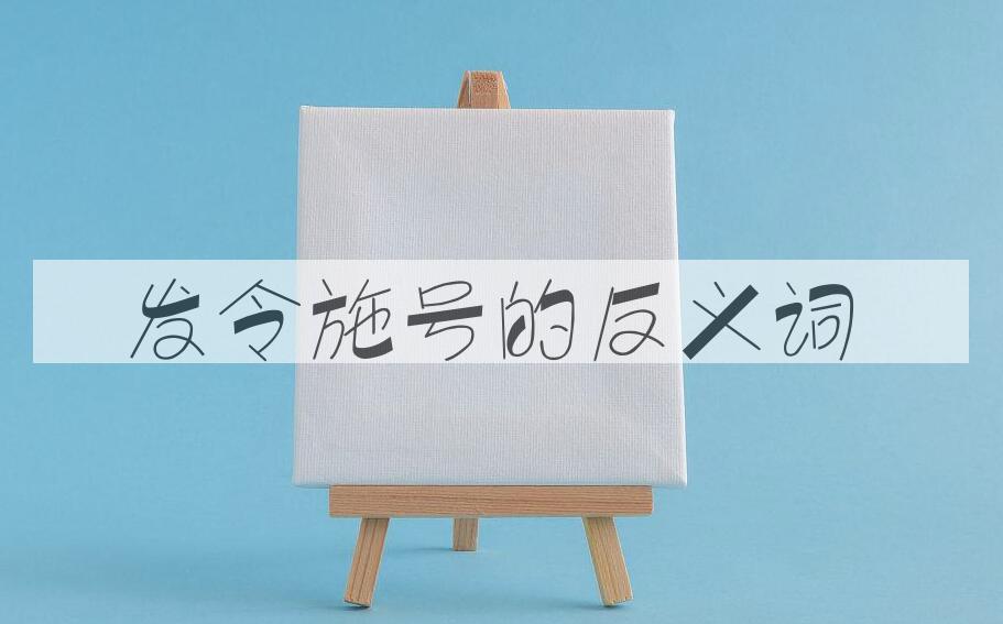 用发令施号造句