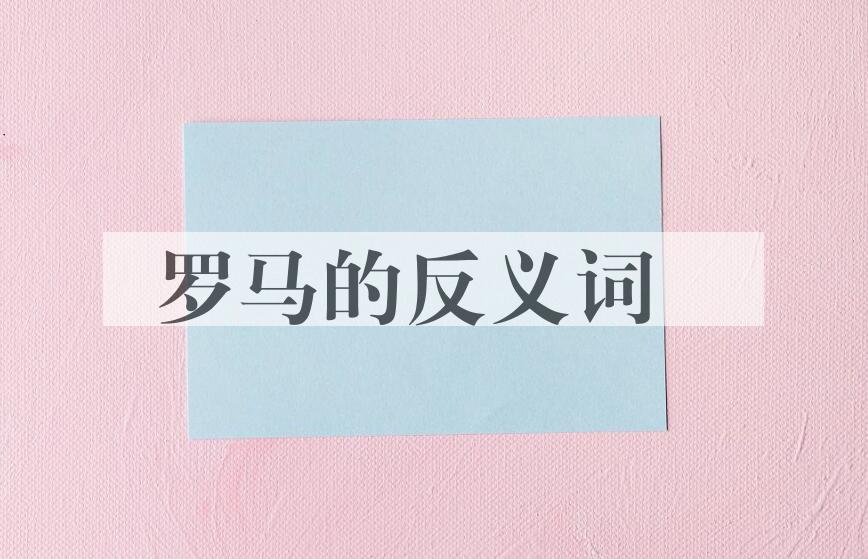 用罗马造句