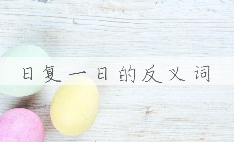 用日复一日造句