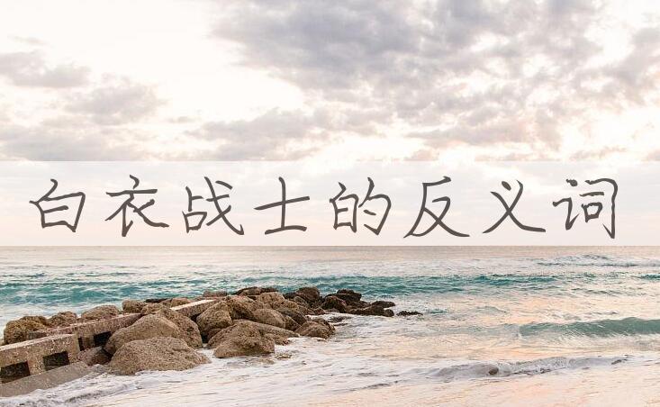 用白衣战士造句
