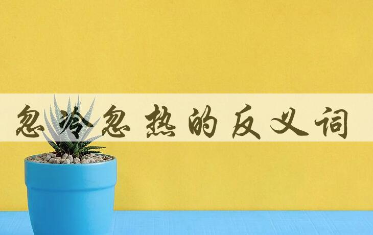 用忽冷忽热造句