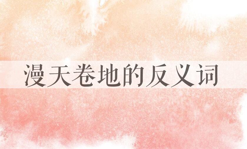 用漫天卷地造句