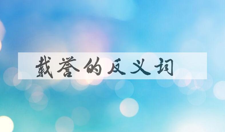 用载誉造句