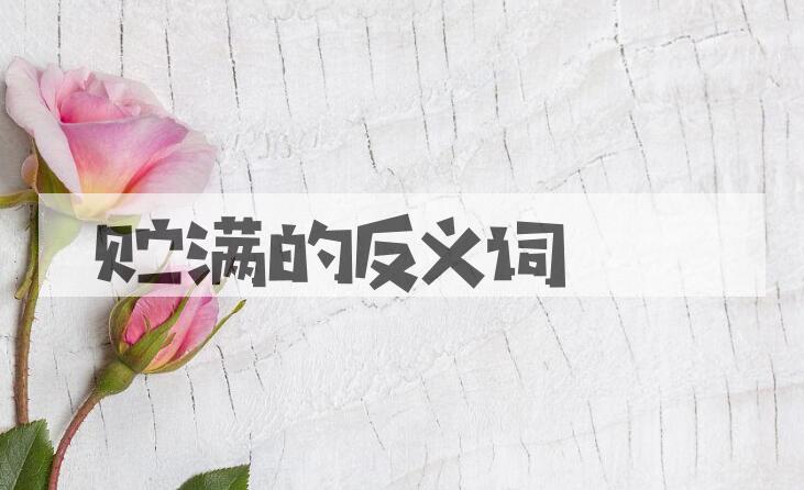 用贮满造句