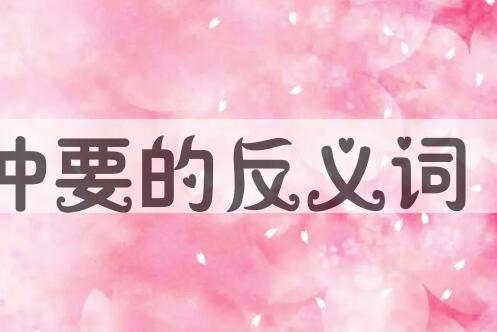 用冲要造句