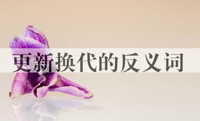 用更新换代造句