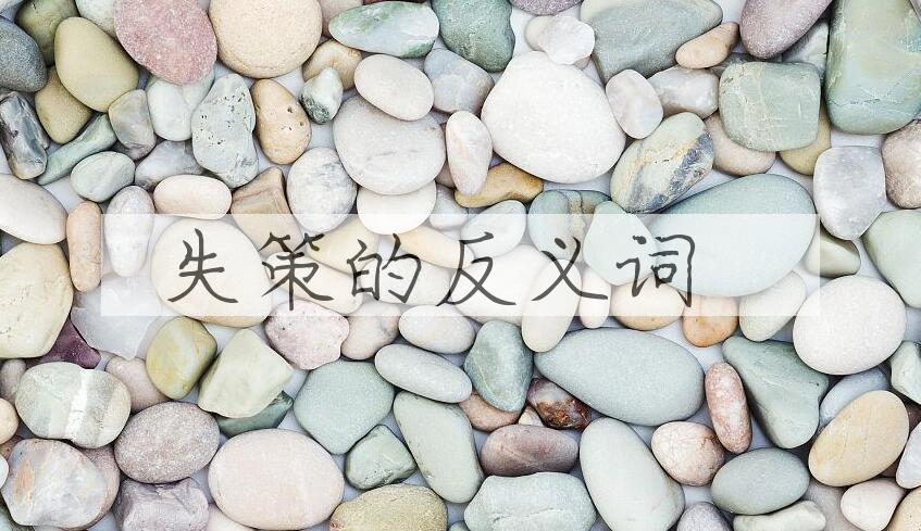 用失策造句
