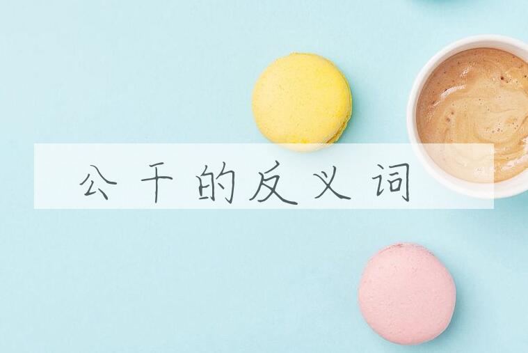 用公干造句