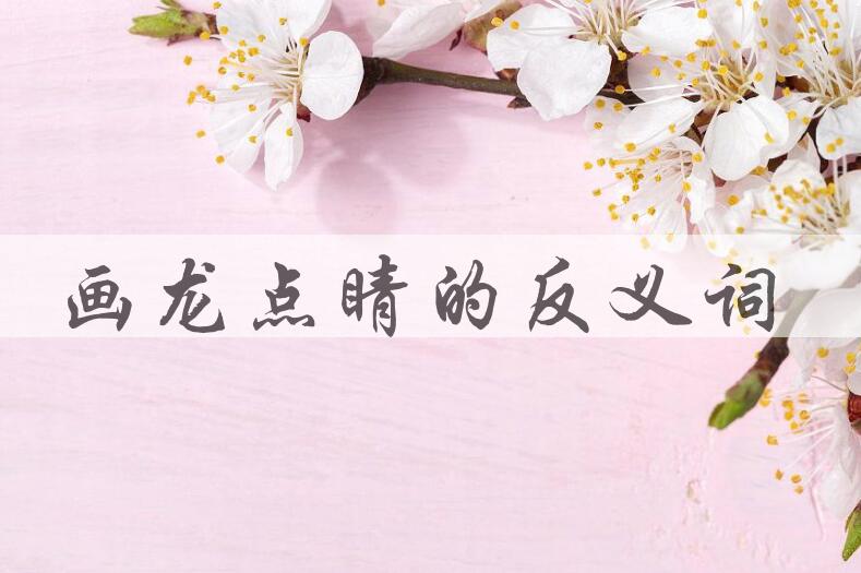 用画龙点睛造句