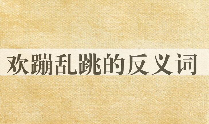 用欢蹦乱跳造句