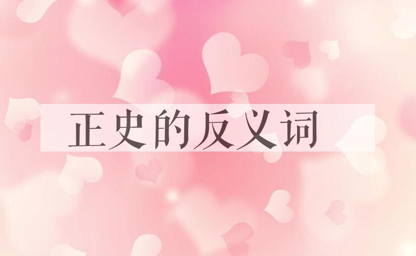 用正史造句
