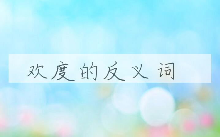用欢度造句