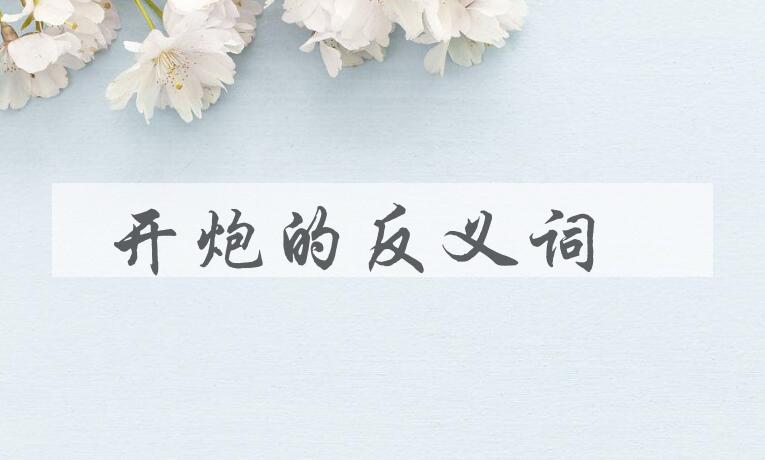 用开炮造句