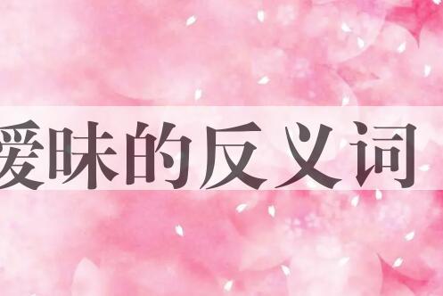 用暧昧造句