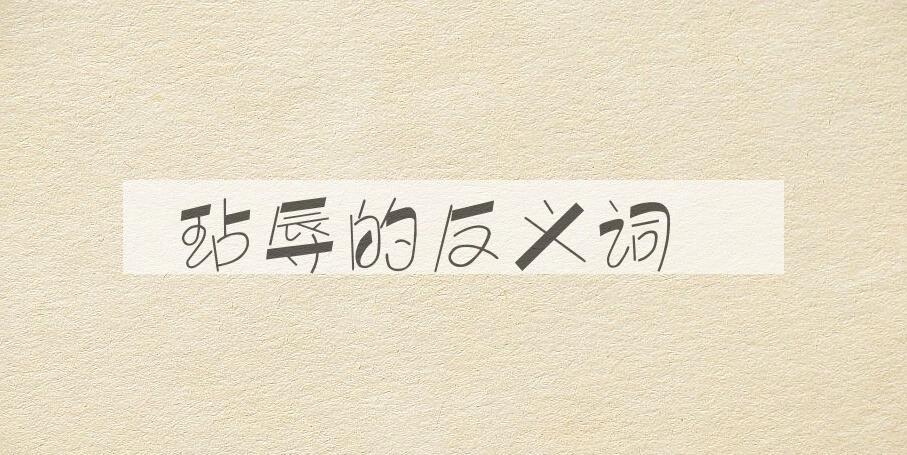 用玷辱造句