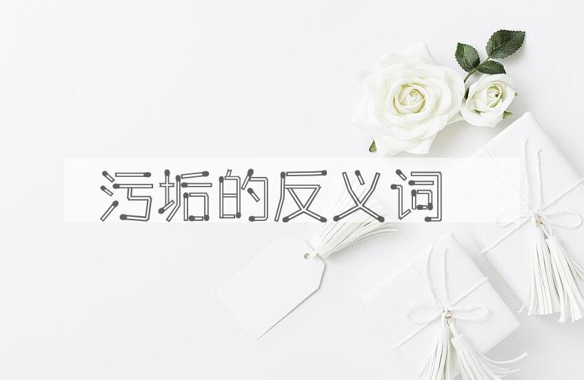 用污垢造句
