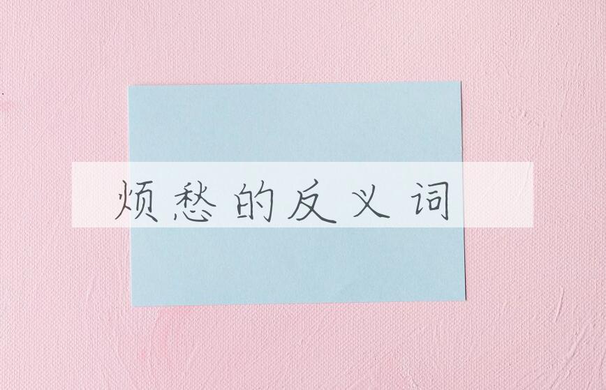 用烦愁造句