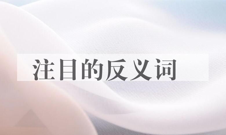 用注目造句