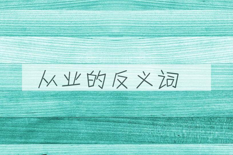 用从业造句