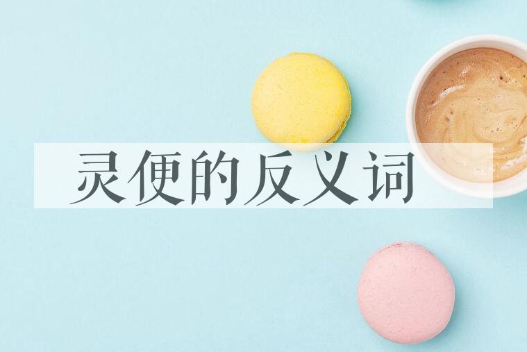 用灵便造句