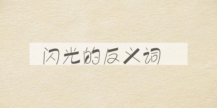 用闪光造句
