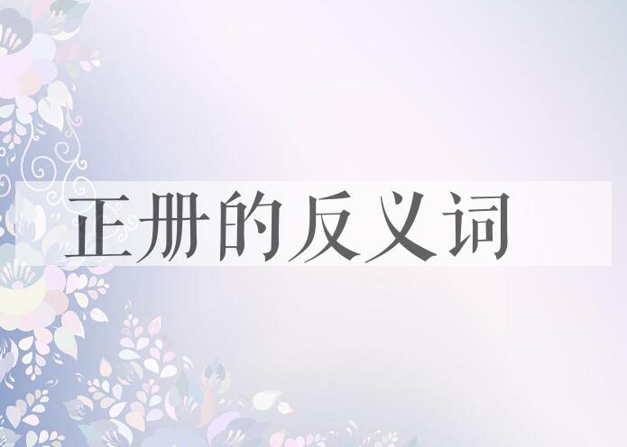 用正册造句